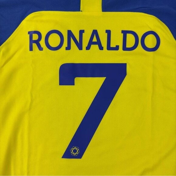 Cristiano Ronaldo NWT Kids Soccer Jersey, Shorts & Socks Sz 16 Al Nassar Soccer - Picture 15 of 16